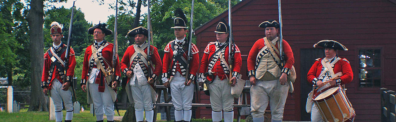Revolutionary War Reenactment at Mill Hill Historic Park, Norwalk CT