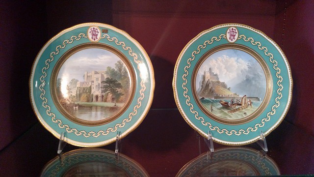 Two Farrington Dessert Plates || https://norwalkhistoricalsociety.org/