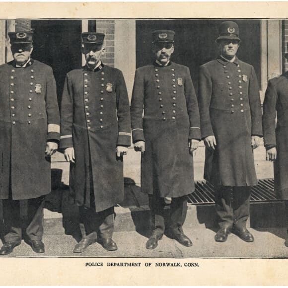 Police Department, South Norwalk, Conn., c. ____ | N.Y. Sunday  World | Ph-4269 | Norwalk Library History Room