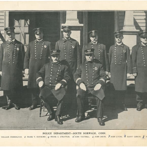 Police Department,, South Norwalk, Conn., c. ____ | N.Y. Sunday  World | Ph-4265 | Norwalk Library History Room