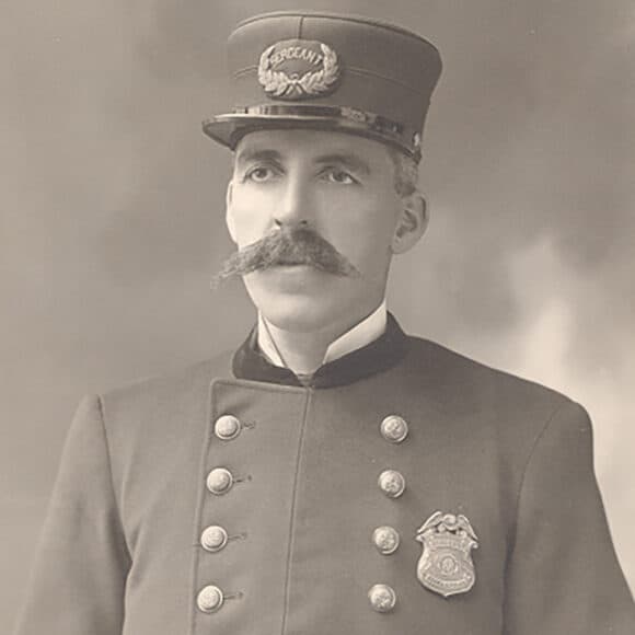 Norwalk's first Police Chief Thomas Leatherland, c. ____ | Ph-3480 | Norwalk Library History Room