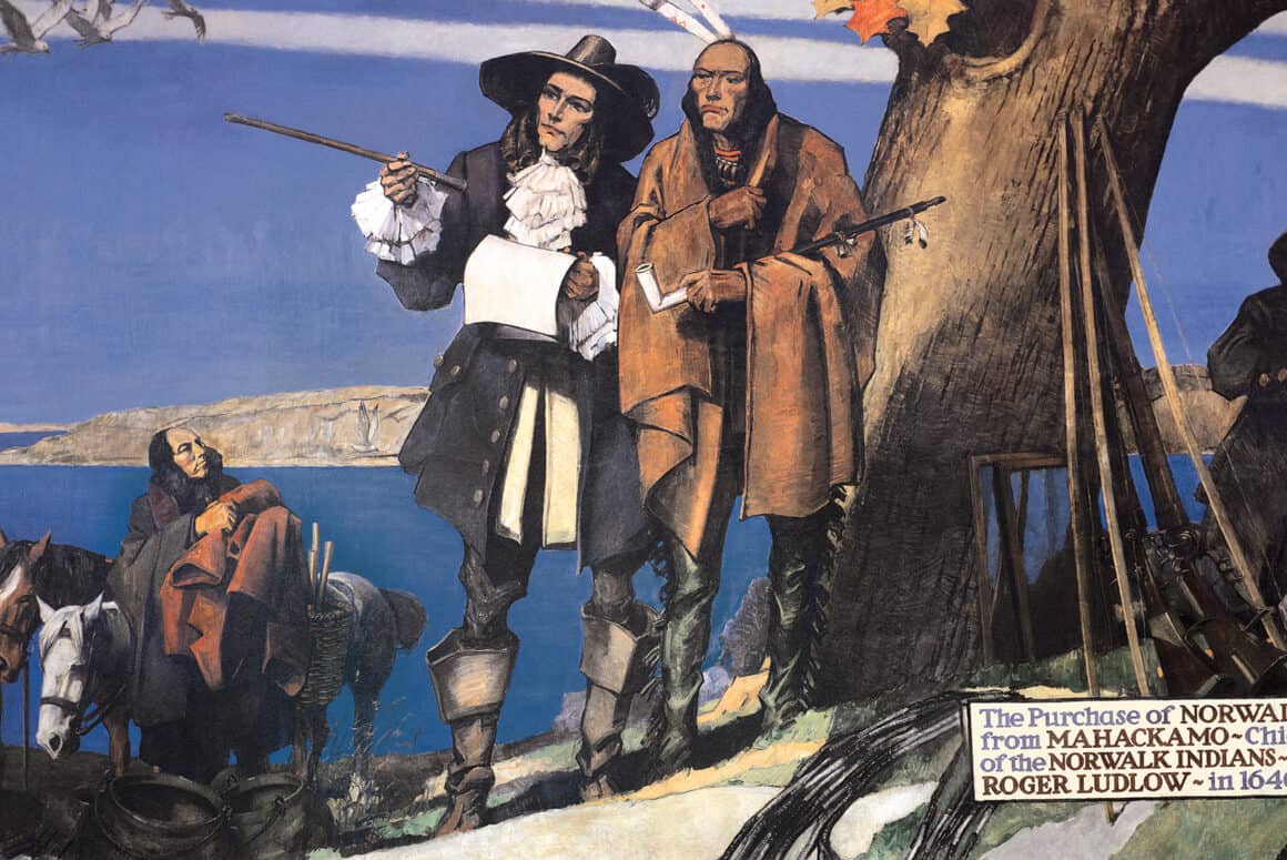 Purchase of Norwalk, 1937 | Mural, 18'w x 9'h | Alexander