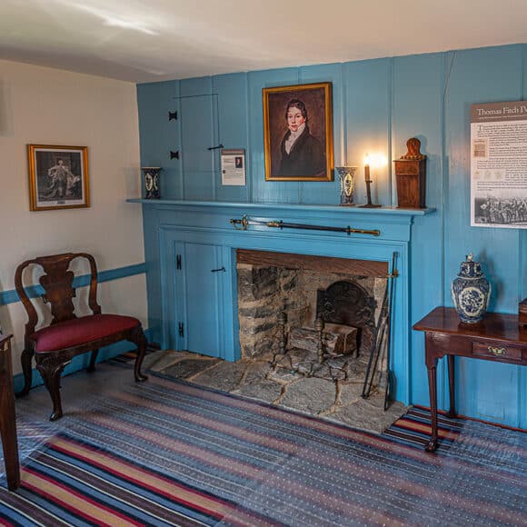 c. 1740 Governor Fitch Law Office, Governor's Office Interior - Photo: Tod Bryant