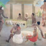 Spiritual Side of African Life, 1937 | Vertis C. Hayes, 1911-2001 | Mural, oil on canvas | Harlem Hospital Center, New York, NY