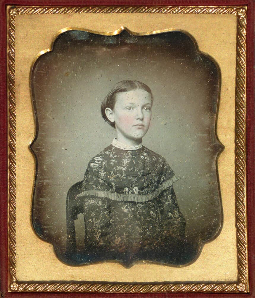 Sarah Hill | Daguerreotype, hand colored | Norwalk Public Library History Room C.P. PH-4840
