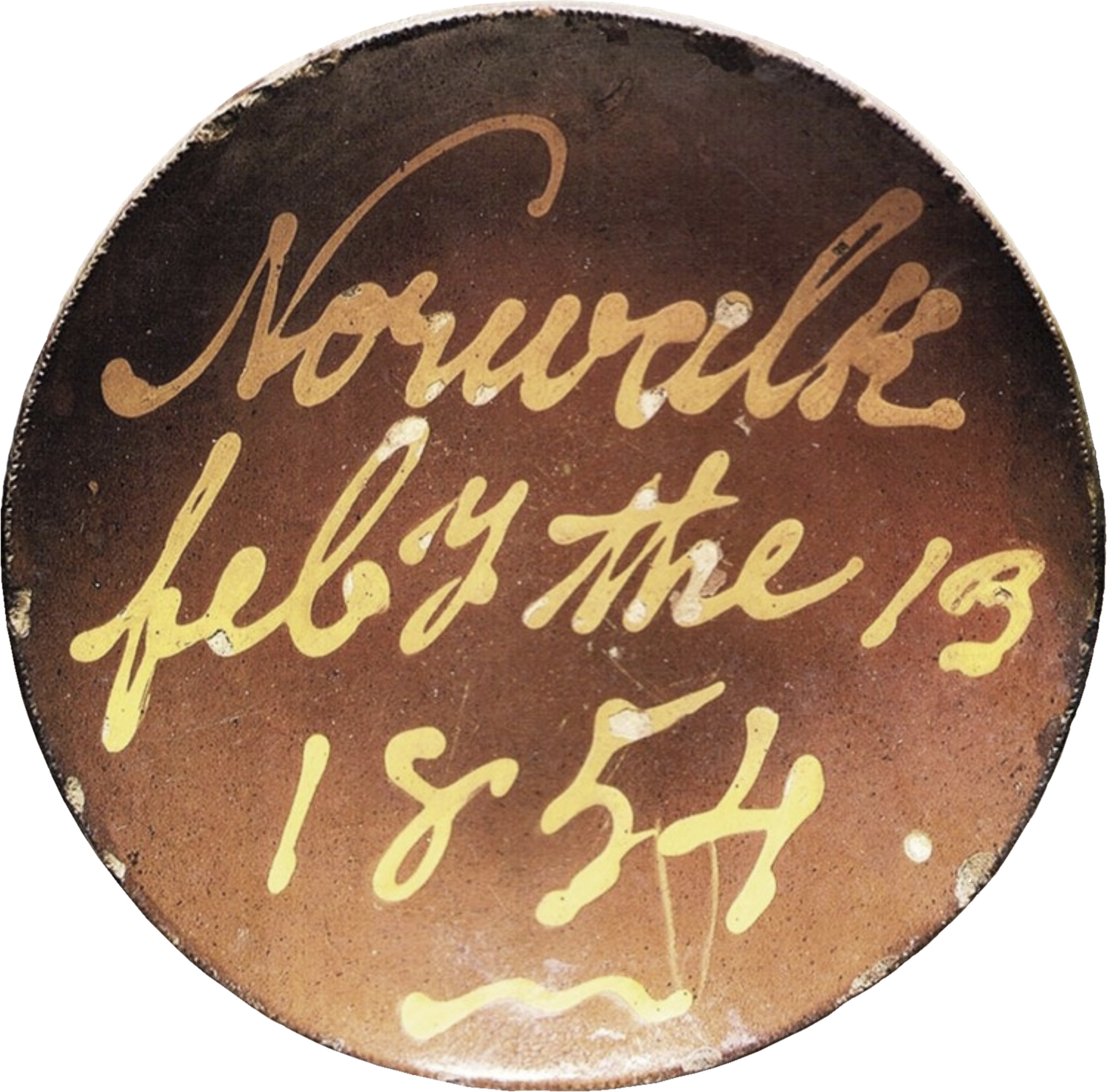 Norwalk feb'y the 13 1854