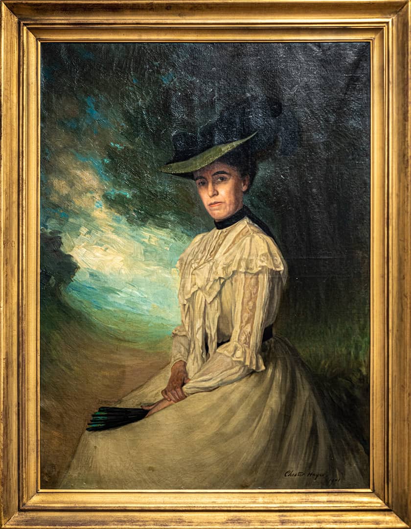 23 | Mariposa Taylor, c. 1901 | Oil on canvas | Chester C. Hayes | Gift of Norwalk Library | LG 0115