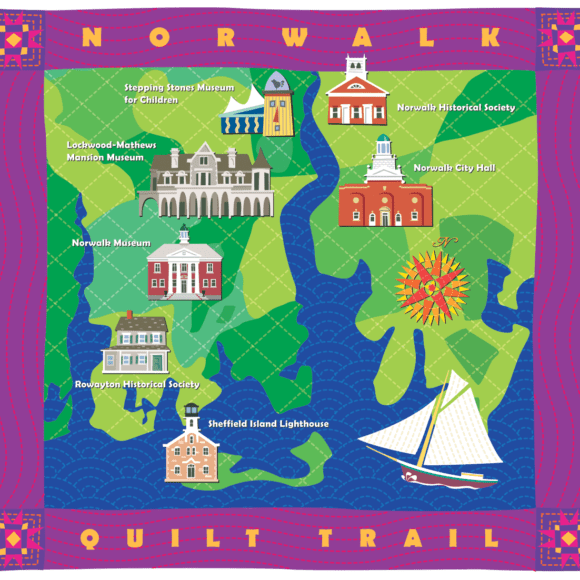 Norwalk Quilt Trail Map