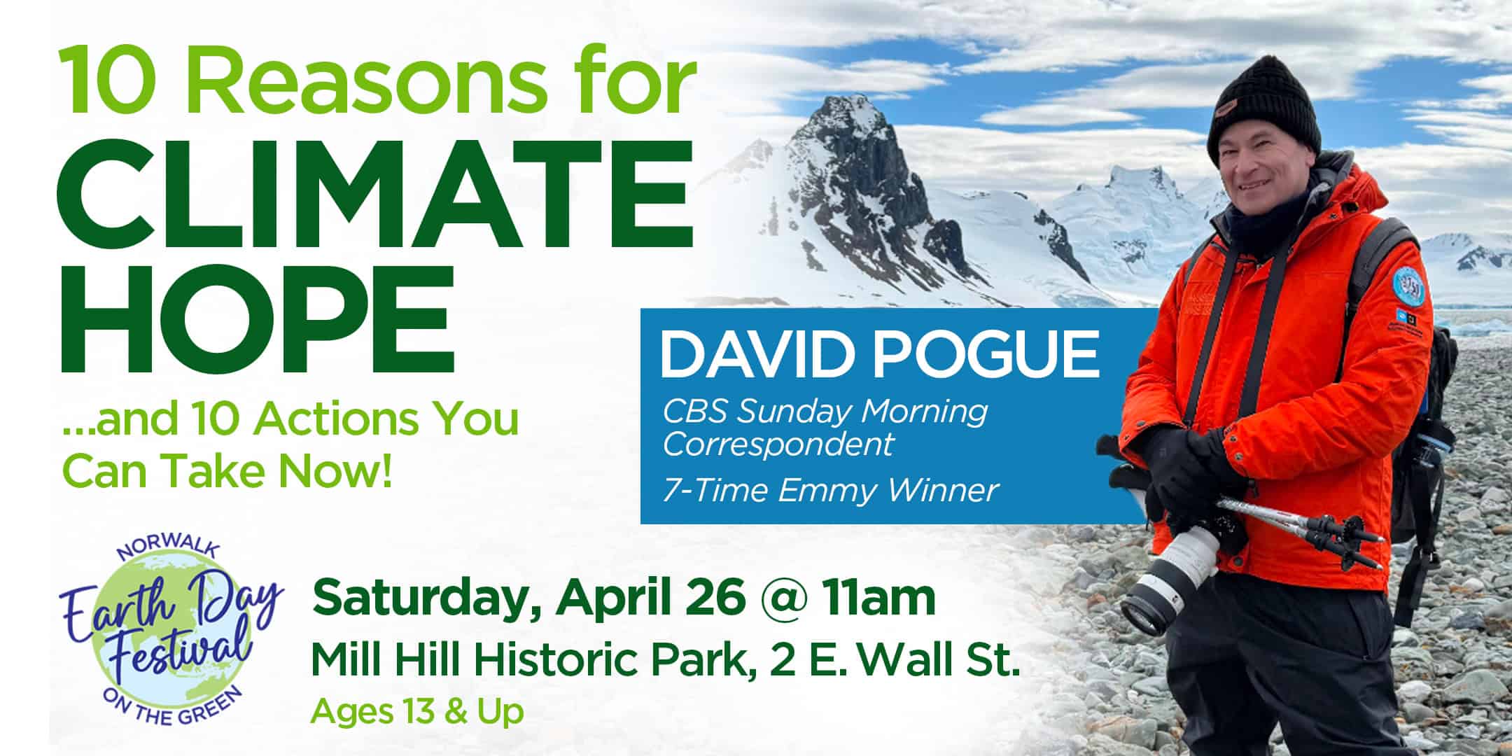 10 Reasons for Climate Hope with David Pogue, CBS Sunday Morning Correspondent